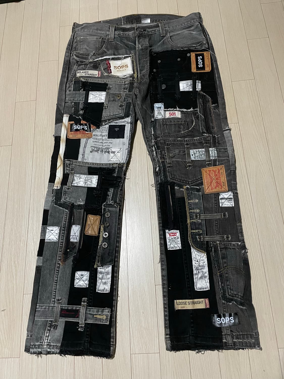 SOPS 리바이스 패치워크 상품이미지1