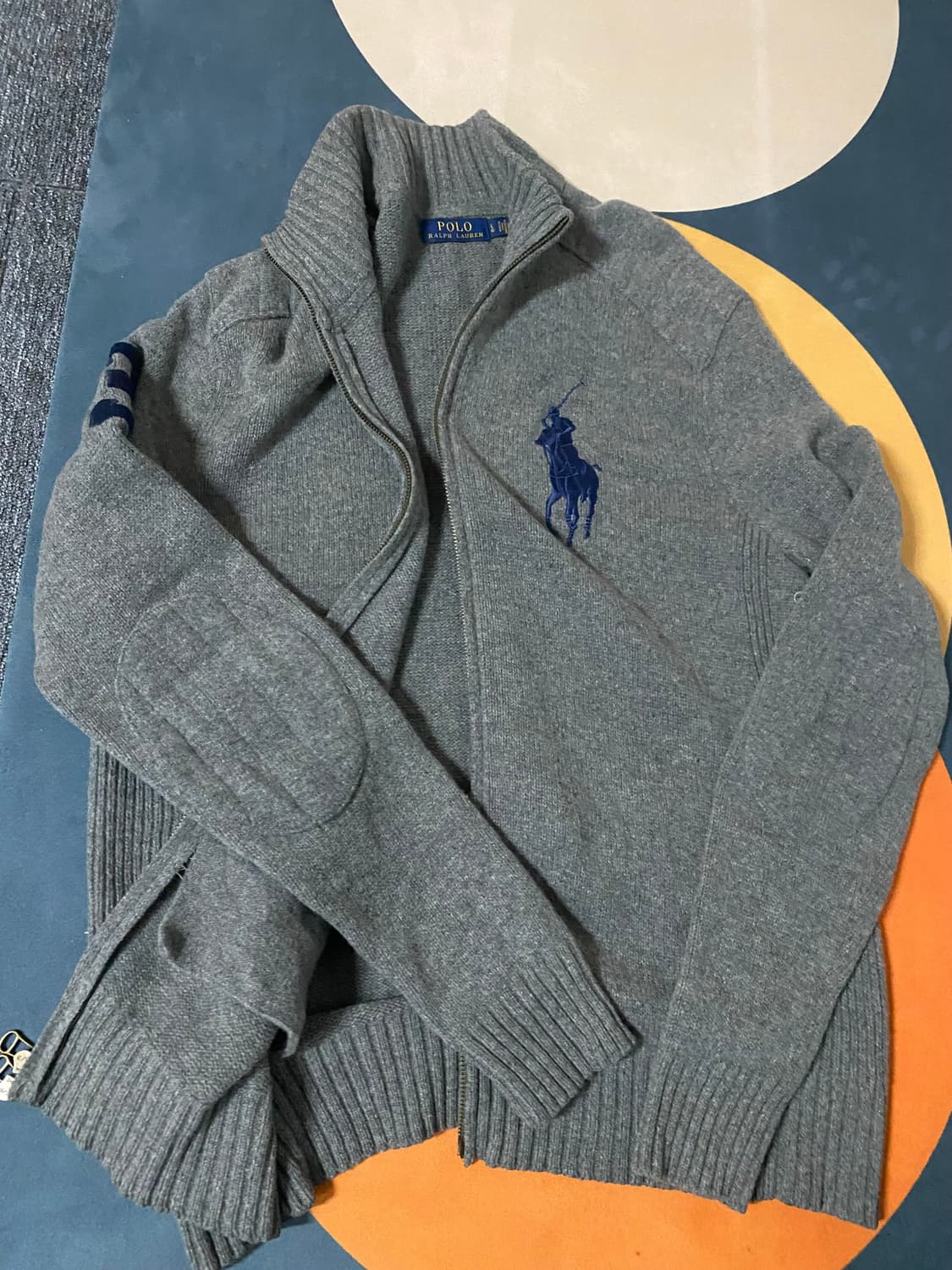 급처. 신형 폴로 빅포니 램스울 집업 상품이미지2