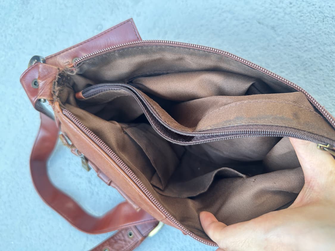 Vintage asile brown shoulder bag 상품이미지7
