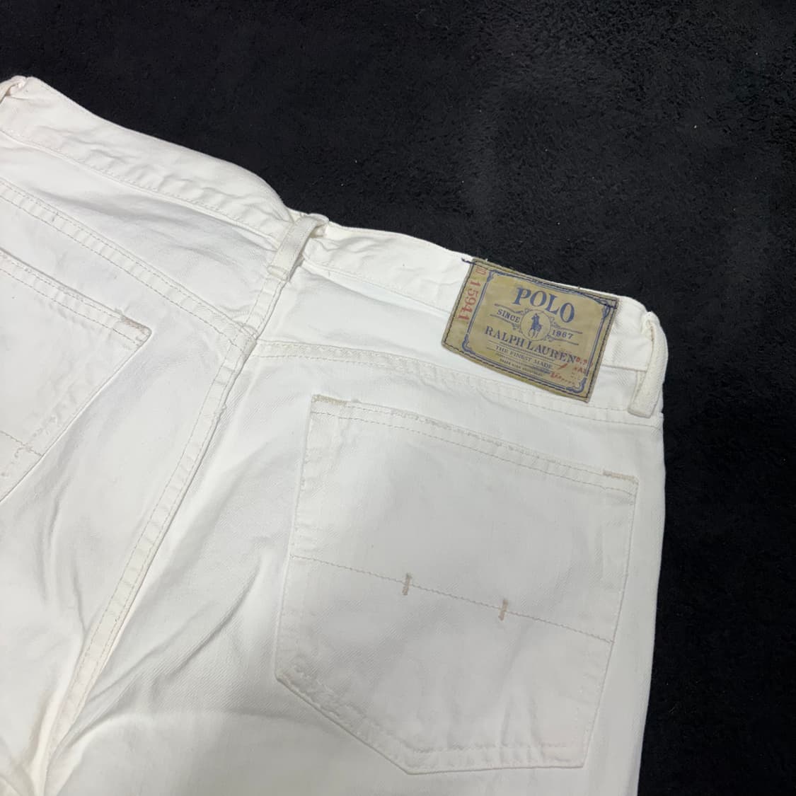32 폴로 랄프로렌 스트레이트 화이트진 데님팬츠 상품이미지6