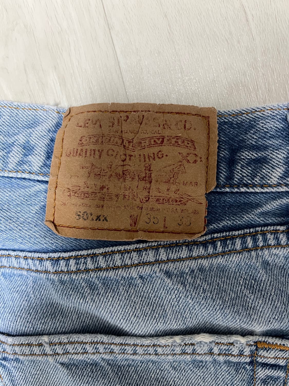 리바이스 501xx 청바지 35 상품이미지3