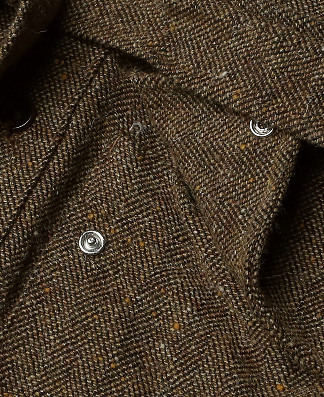 빔즈 플러스 [Beams +] 울 플랙스 헤링본 벨티드 사파리 자켓 상품이미지6