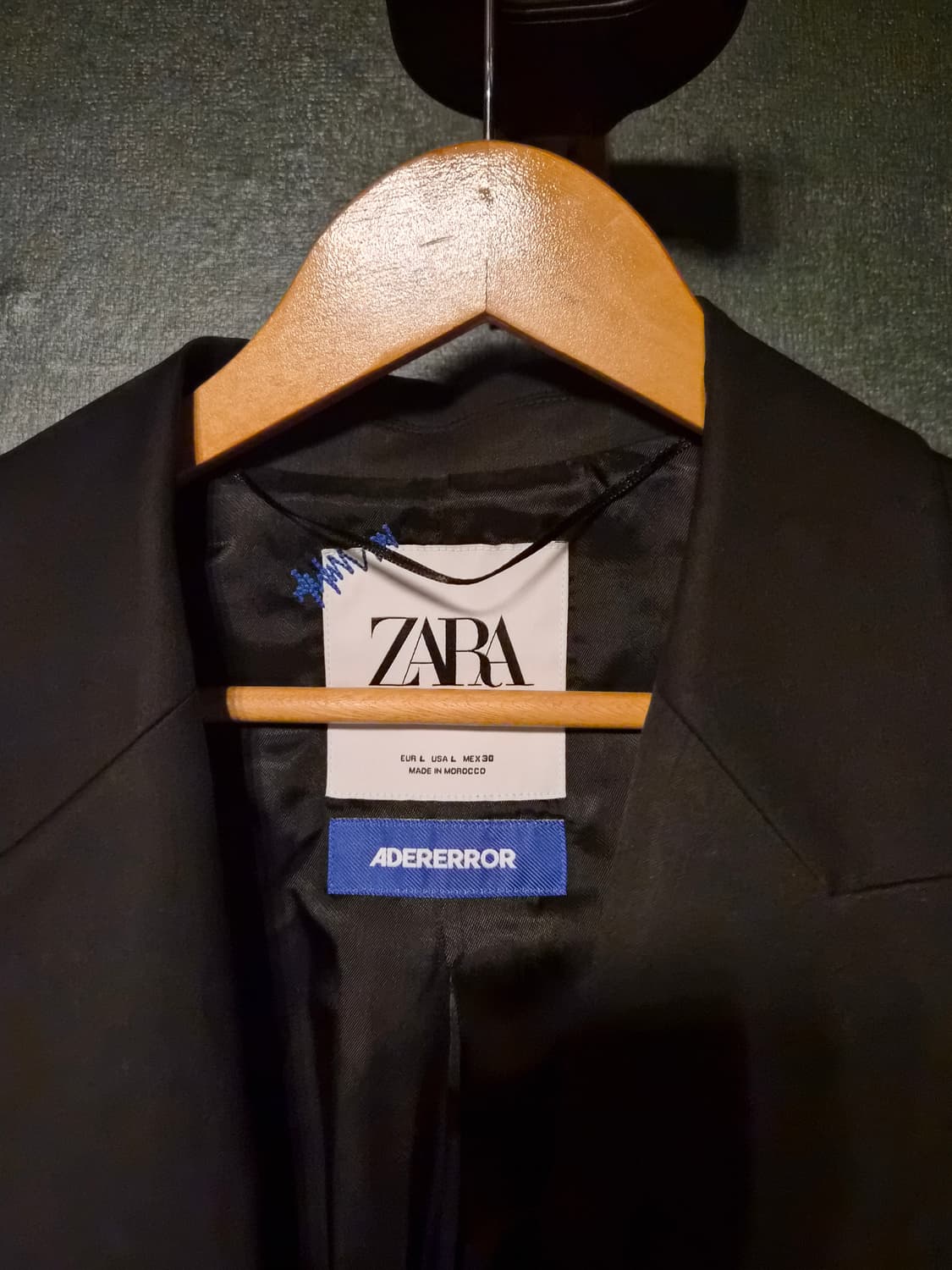 (L size)자라 x 아더에러 오버사이즈 블레이저 블랙 셋업  상품이미지5