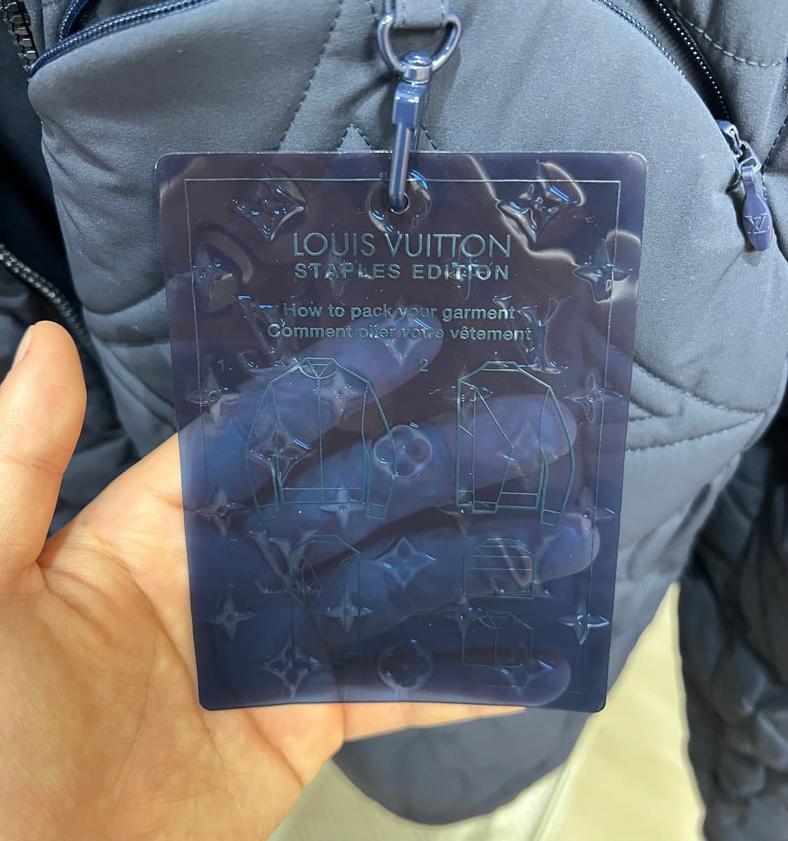 [50/새상품급] 루이비통 LVSE 모노그램 퀼티드 블루종 봄버 자켓 상품이미지2