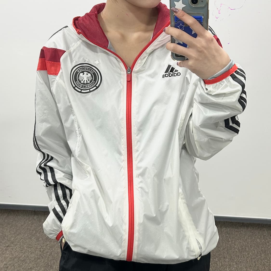 Adidas 아디다스 독일 화이트 바람막이 상품이미지2