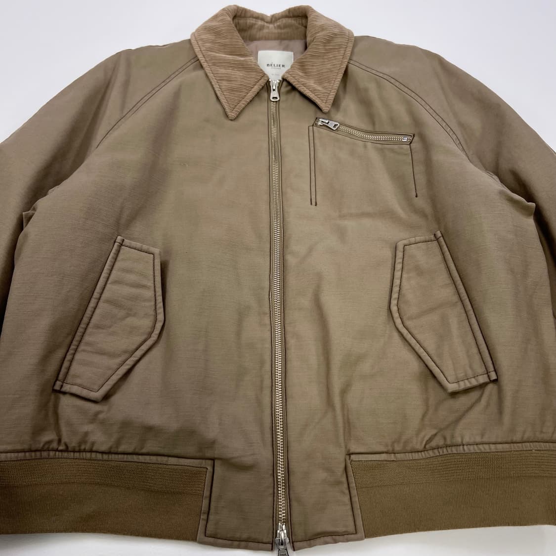 벨리에 아뜰리에 코듀로이 카라 봄버 자켓 상품이미지2