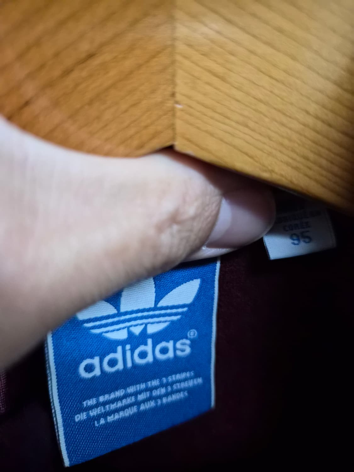 95) 아디다스 파이어버드 버건디 져지 팝니다 상품이미지3