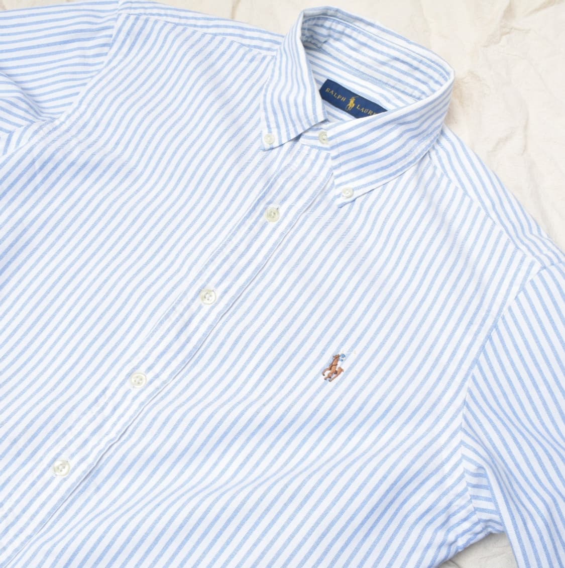 폴로 신형라벨 스트라이프 셔츠 남방 S N0712 상품이미지3