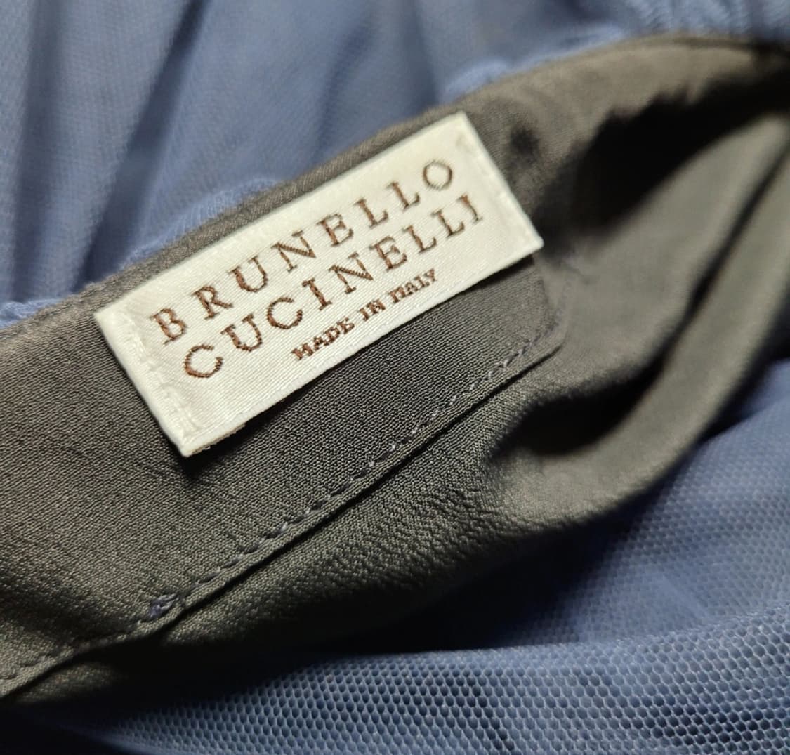 브루넬로 쿠치넬리 모닐리스트랩 샤 탑 레이어드 블라우스 (55/표기M) 상품이미지8