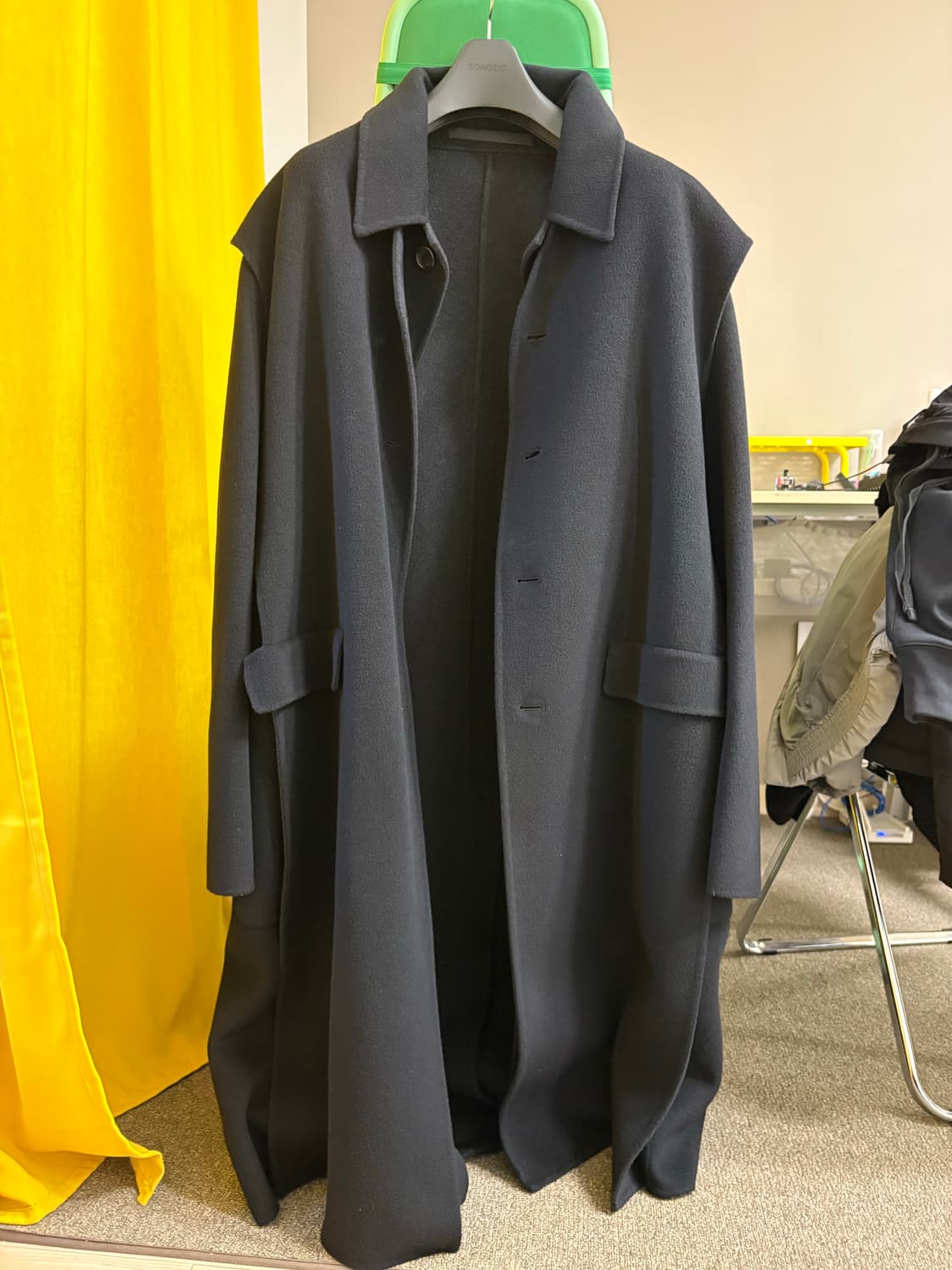 송지오 24FW 컬렉션 메타 발마칸 코트 블랙 50 상품이미지1