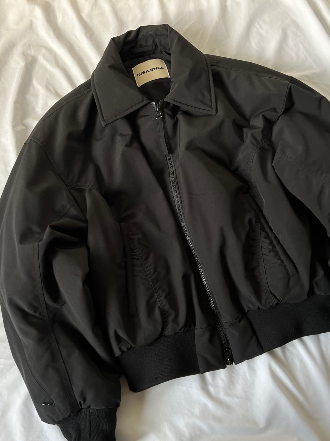 인사일런스 패디드 크롭 블루종 상품이미지5