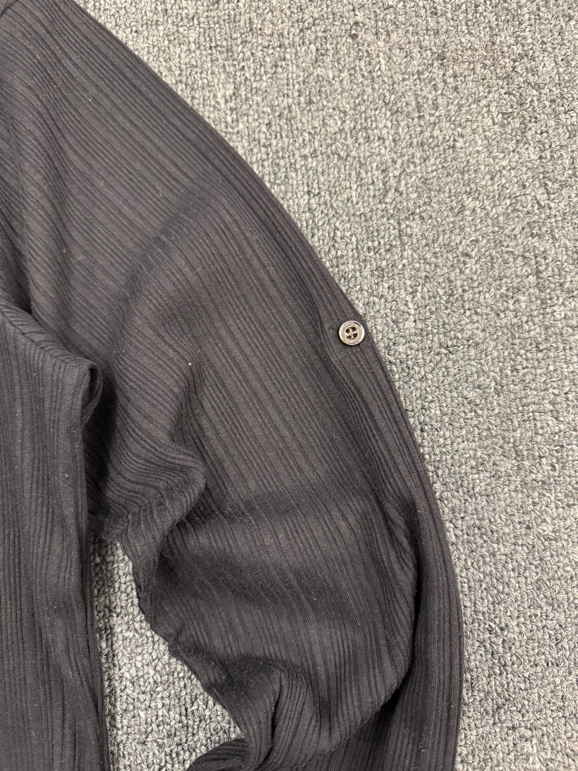 L)Dadge 빈티지 4버튼 체크패턴 레이어드 카라 롱슬리브 상품이미지6