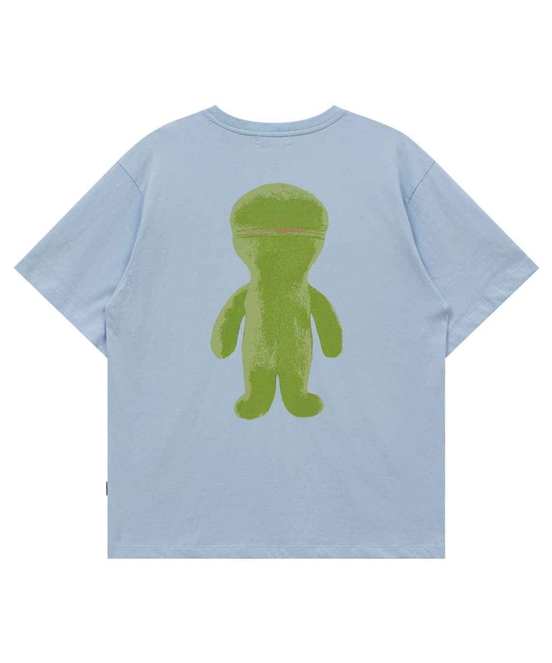 후드후드  에일리언 그래픽 반팔티셔츠 스카이블루 상품이미지2