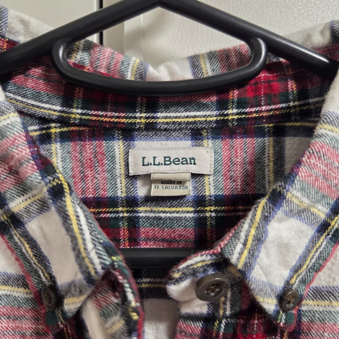 엘엘빈 아메리칸 플란넬 체크 셔츠 L(100) 상품이미지3