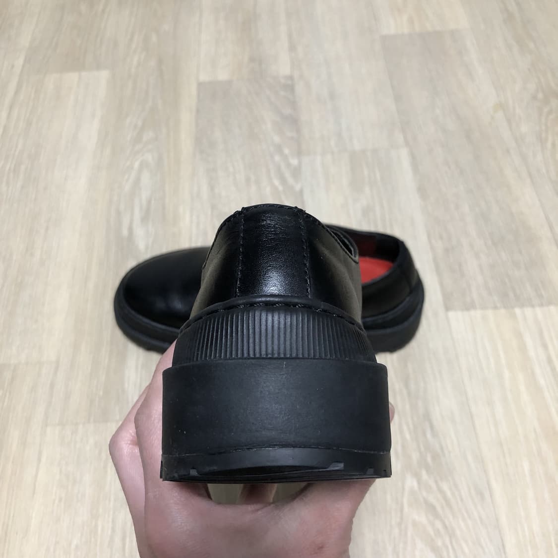 (225) 캠퍼 CAMPER 브루투스 트랙 미쉐린 아웃솔 더비 슈즈 블랙 상품이미지4