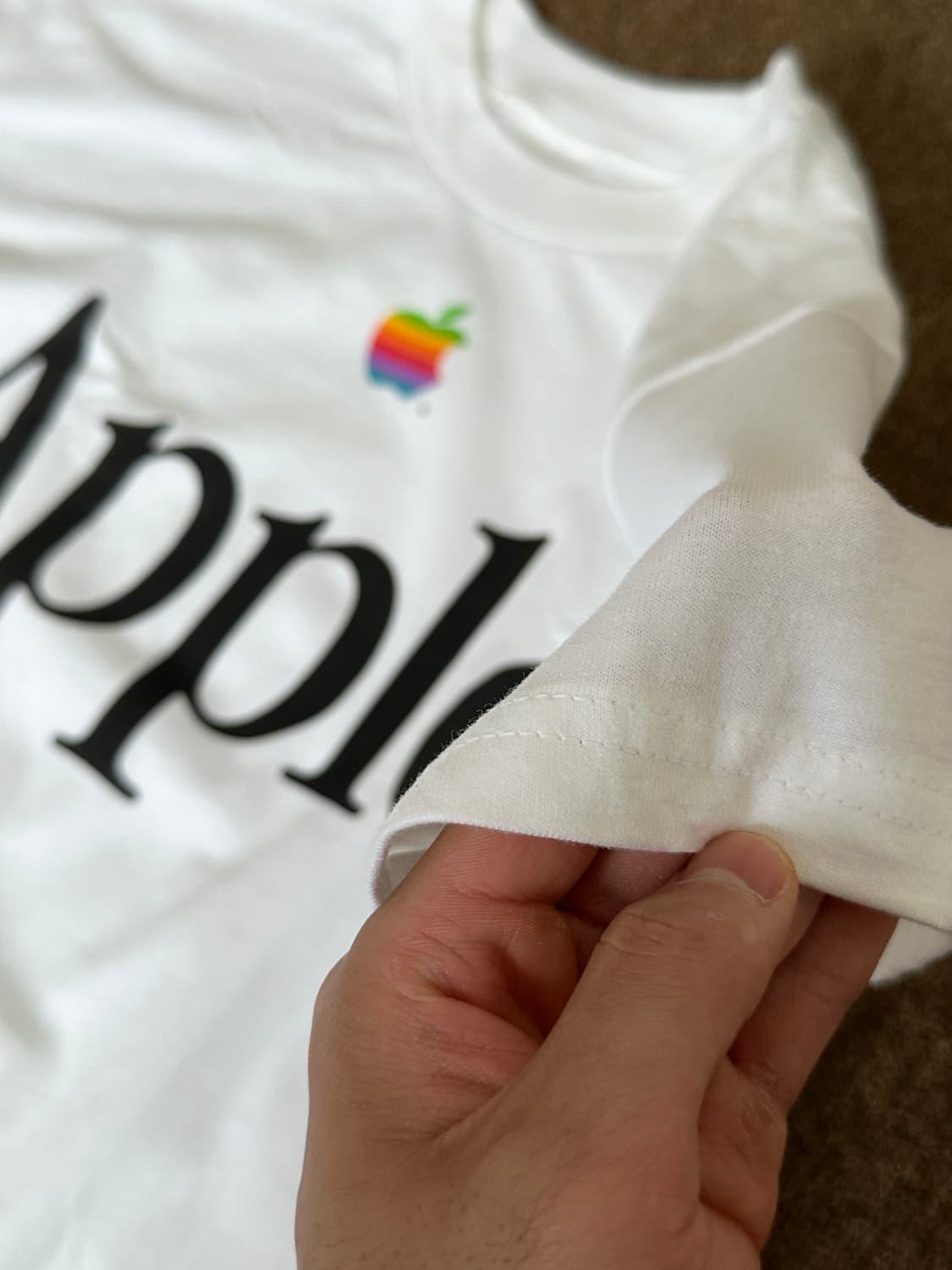 90s og Apple t shirt, 빈티지 애플 티셔츠 상품이미지5