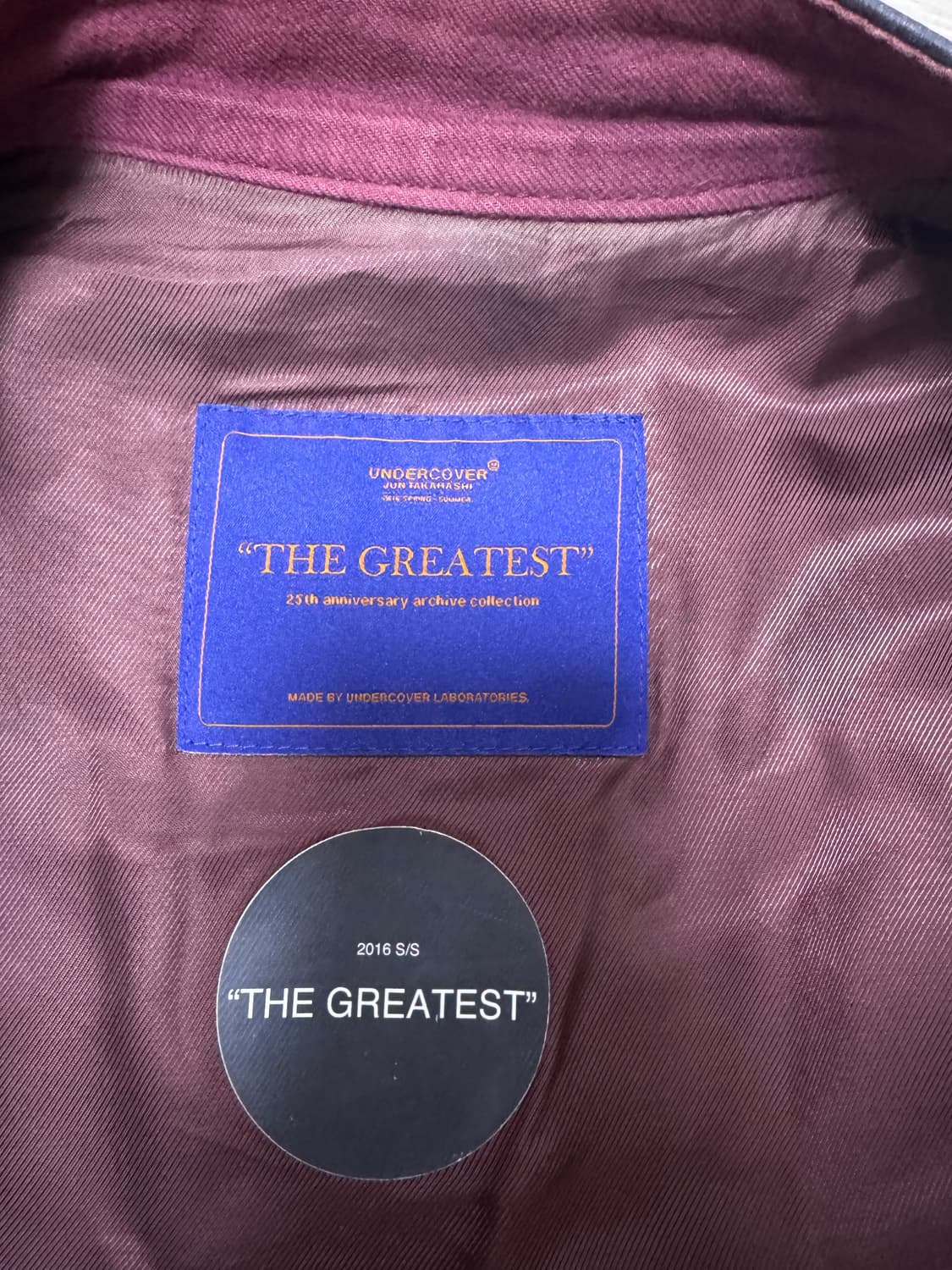 16ss undercover 언더커버 레더자켓 가죽자켓 3 상품이미지4