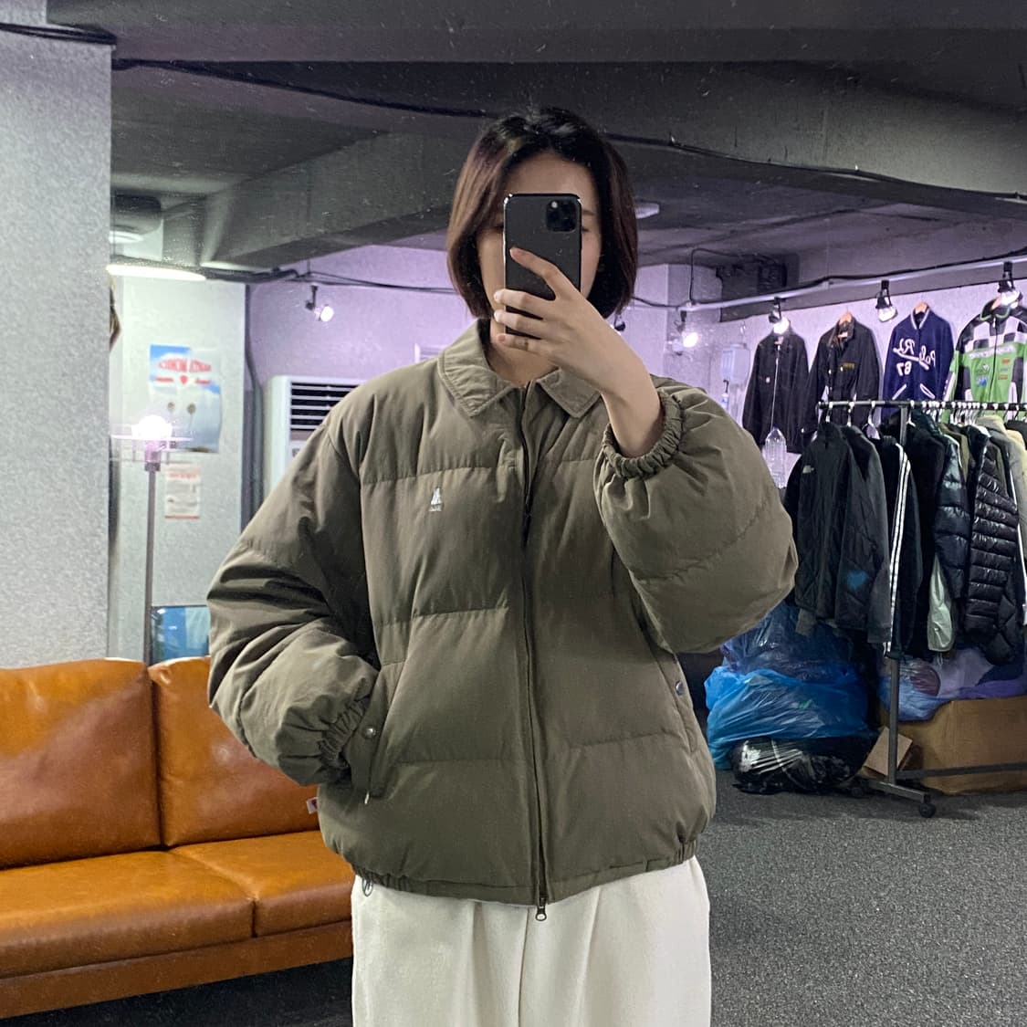 예일 스몰로고 다운 푸퍼 패딩 자켓 B2800 상품이미지1