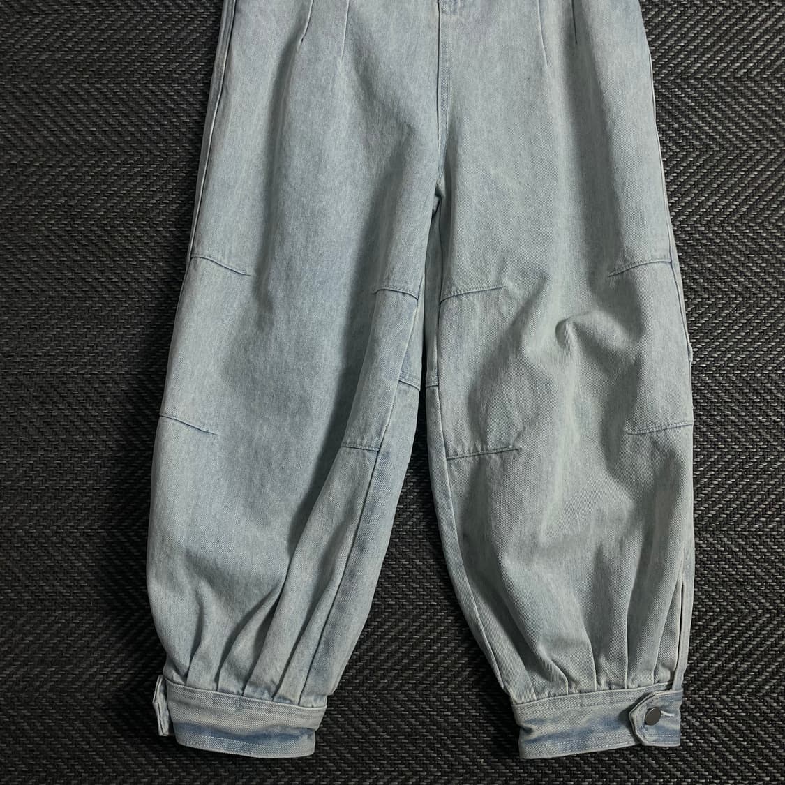 빈지티 버클 디테일 데님 퍼티그 팬츠o 3821 상품이미지2