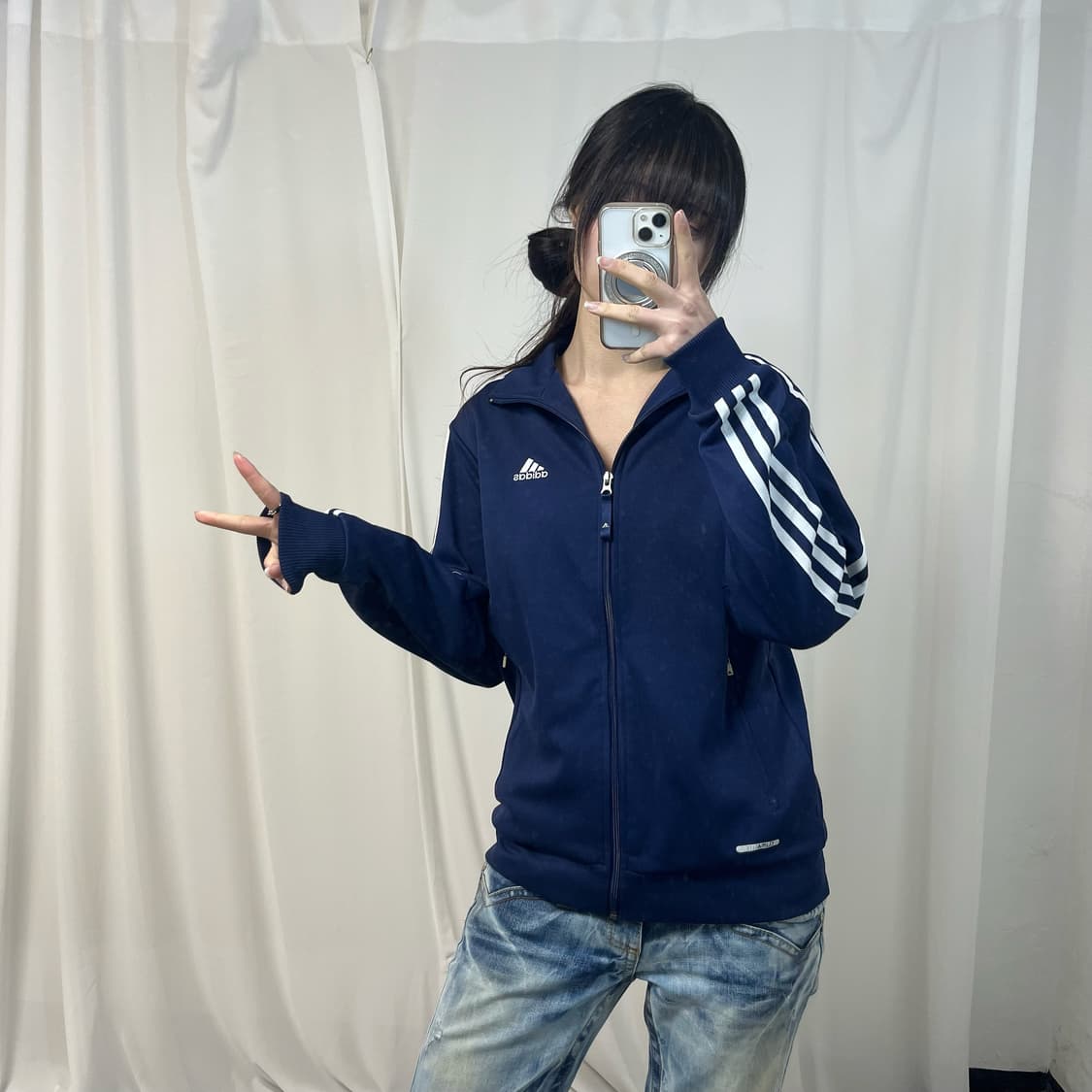 Adidas navy jersey 상품이미지2