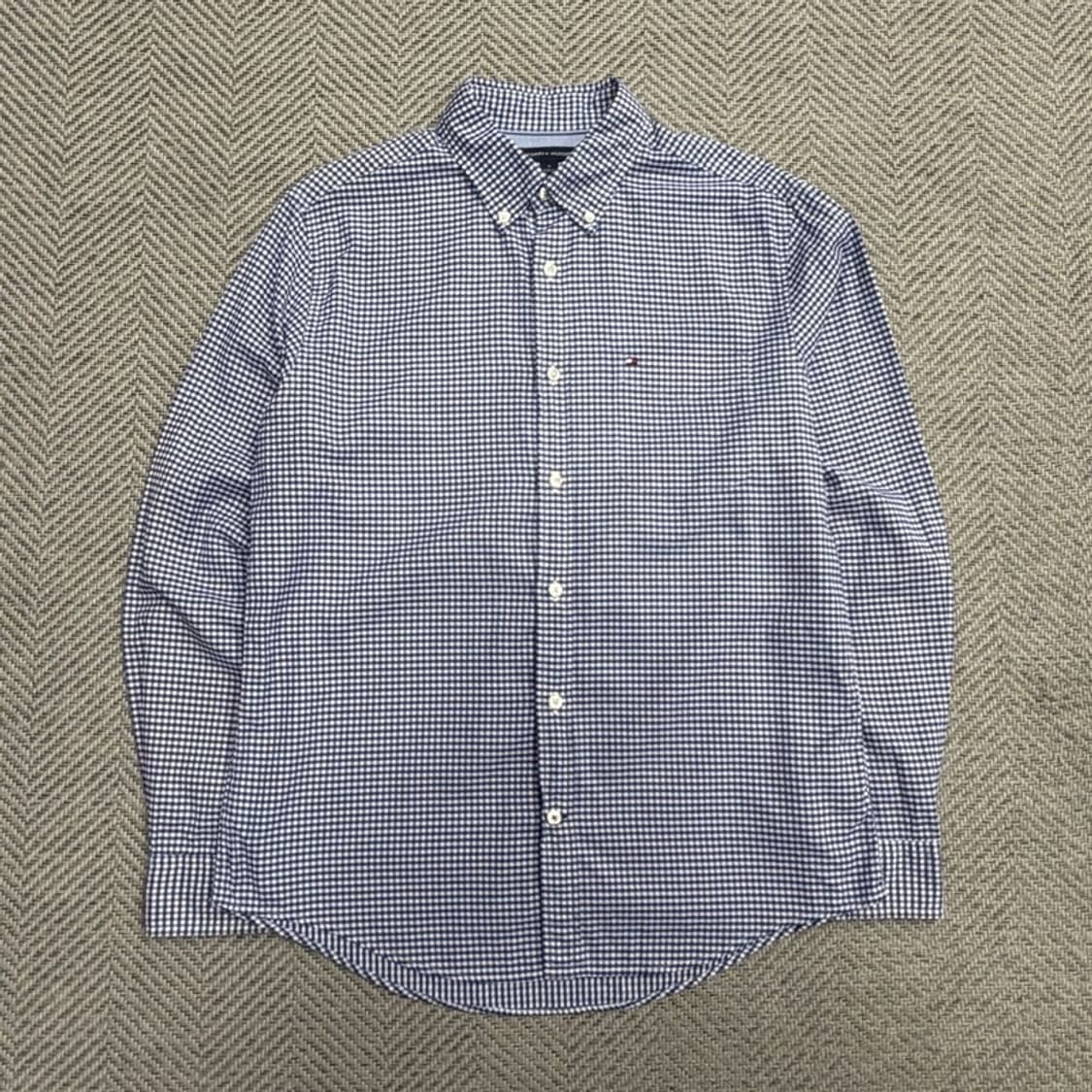 타미힐피거 잔체크 셔츠 v1877 상품이미지1