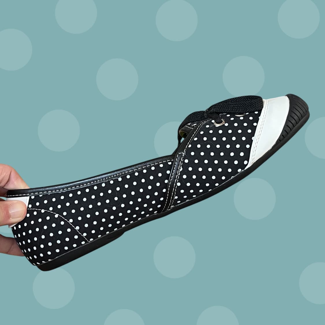 빈티지 쿠앤크 땡땡이 플랫슈즈 상품이미지4