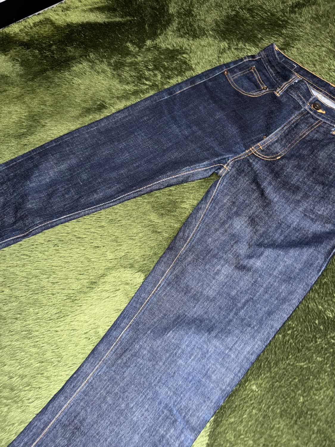 [S] Beams 빔즈 재패니즈 패브릭 데님 팬츠 인디고 상품이미지5