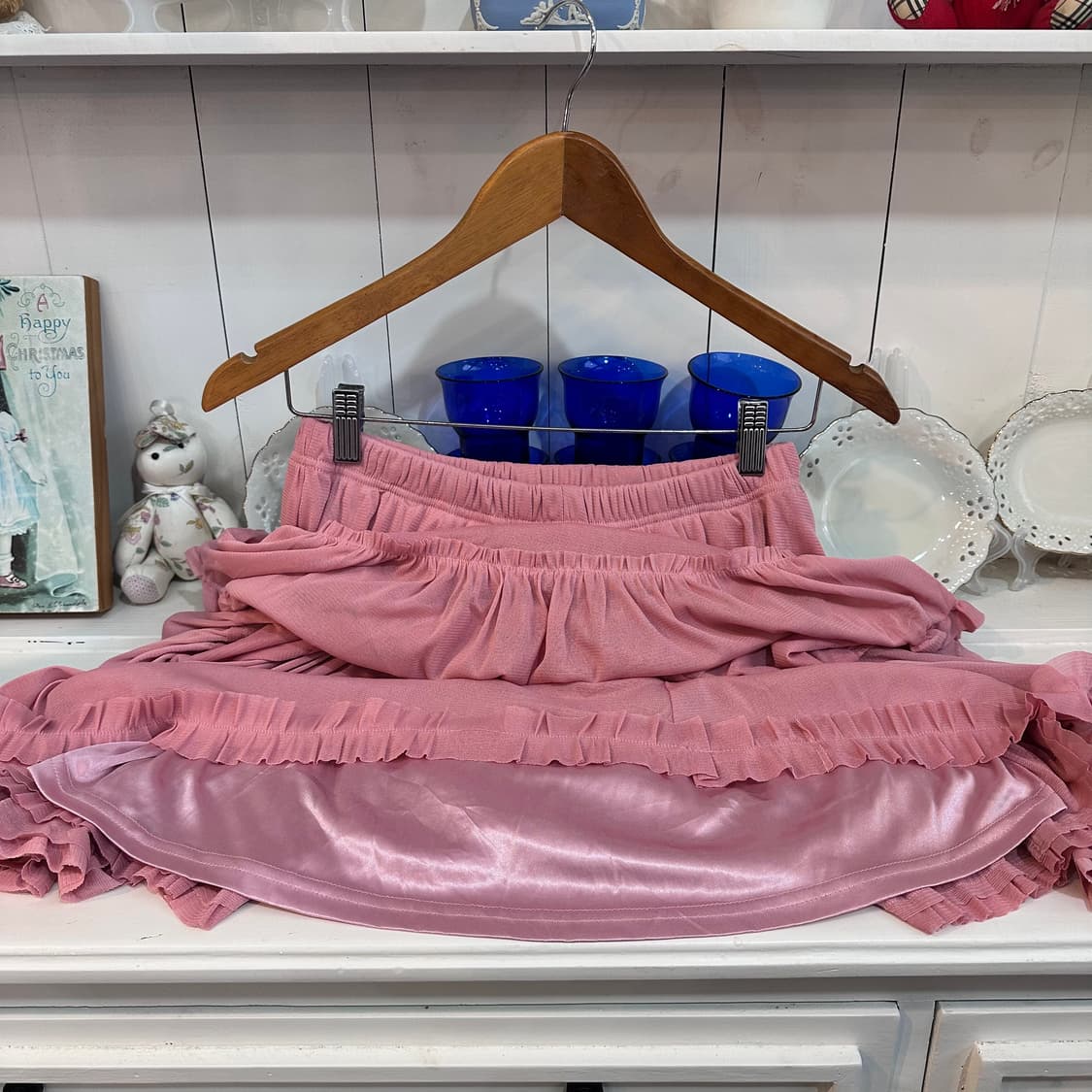 핑크 캉캉 미니 스커트 상품이미지3