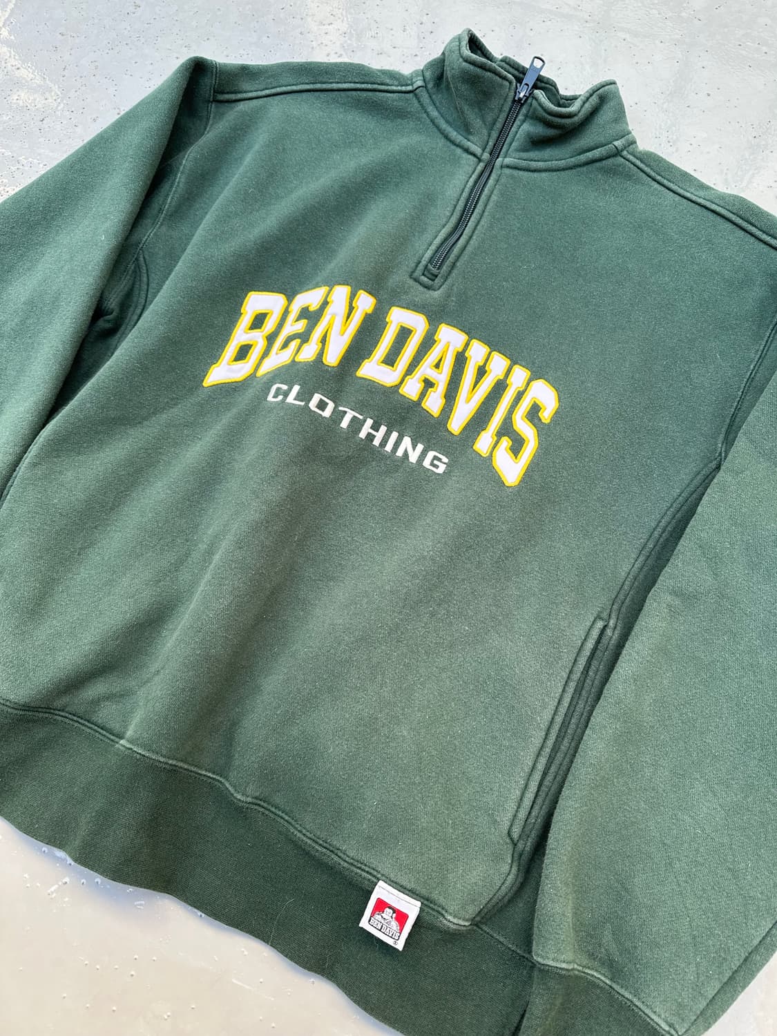 [벤데이비스] •Ben Davis College Logo Half Zip 상품이미지2
