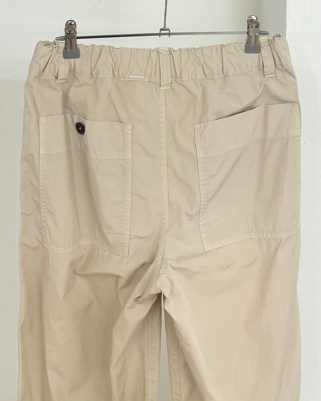 마가렛호웰 베이지 와이드 턱 치노 팬츠 상품이미지5