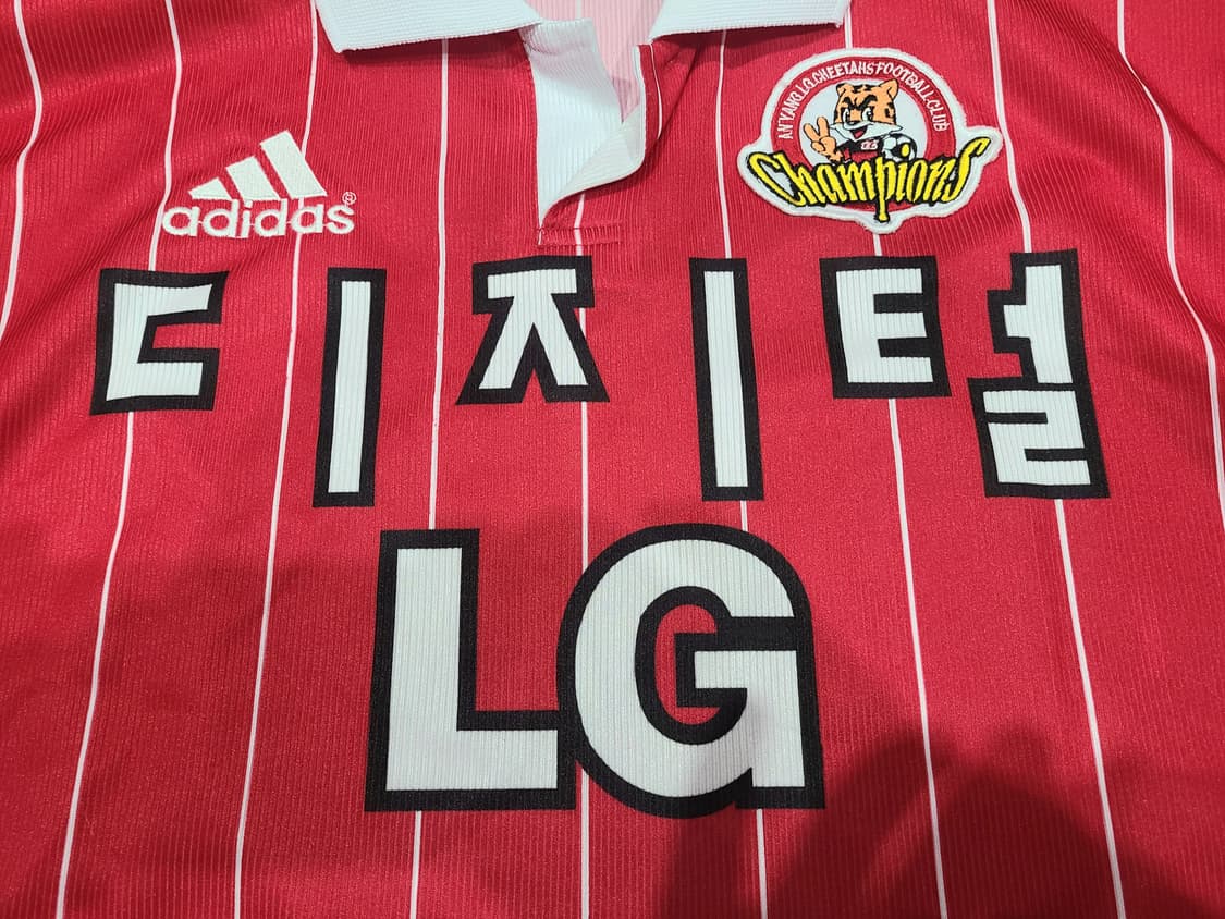 90년대 아디다스 안양치타스 올드레플 축구져지 상품이미지2