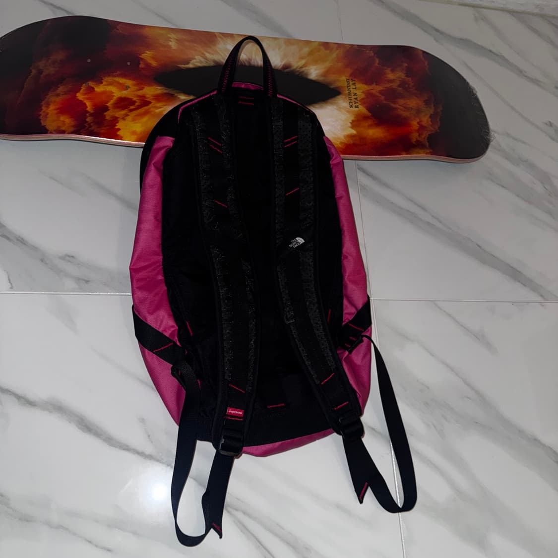 슈프림 x 노스페이스 서밋 시리즈 아우터 테이프 심 루트 로켓 백팩 핑크 상품이미지2