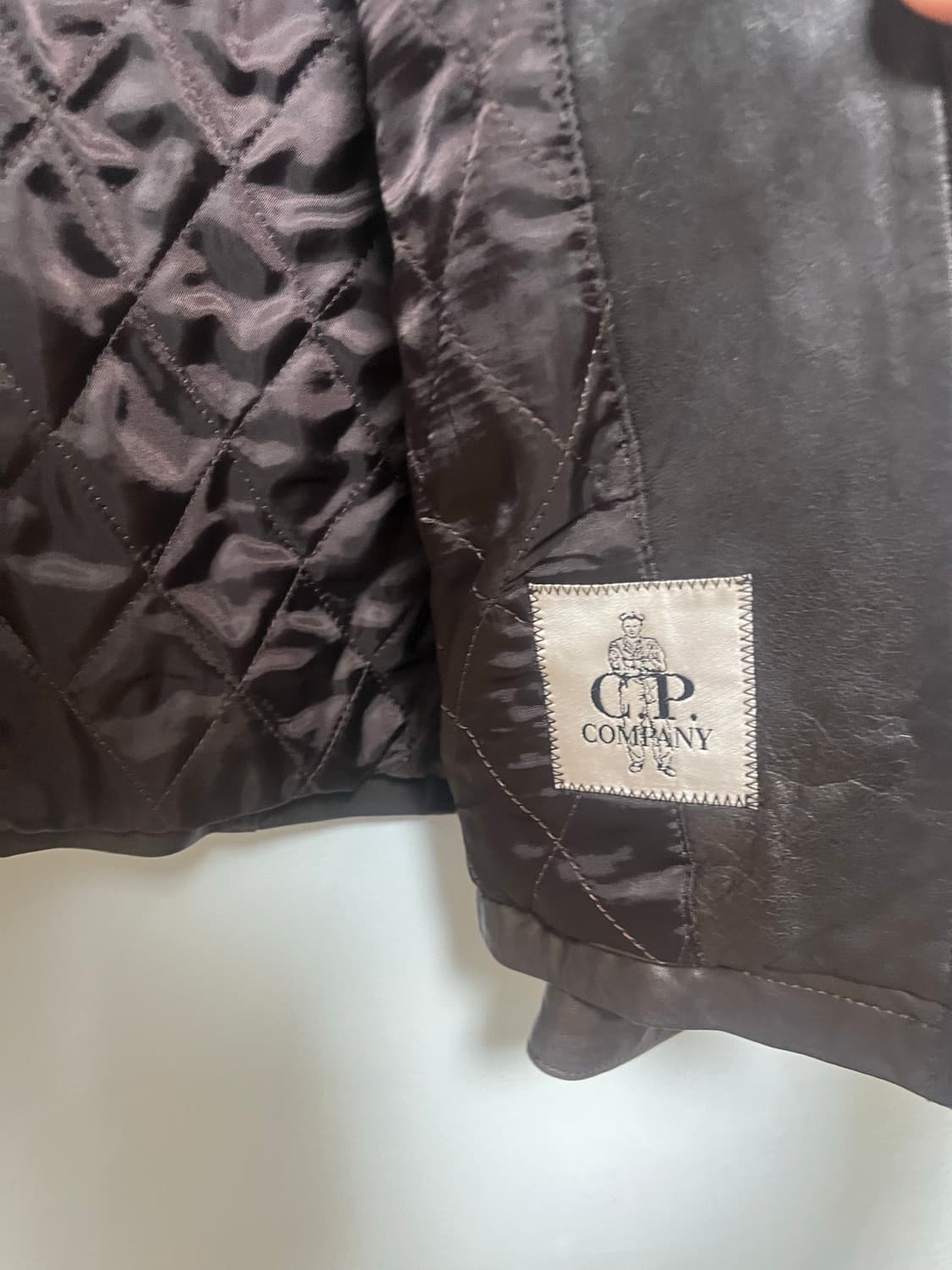 CP컴퍼니 브라운 고글가죽  자켓 상품이미지5