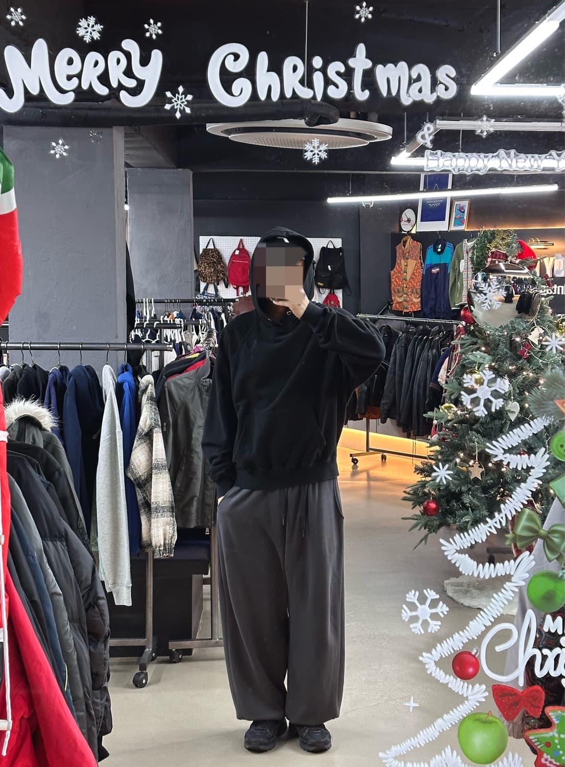 아미 빅로고 후드티  상품이미지1