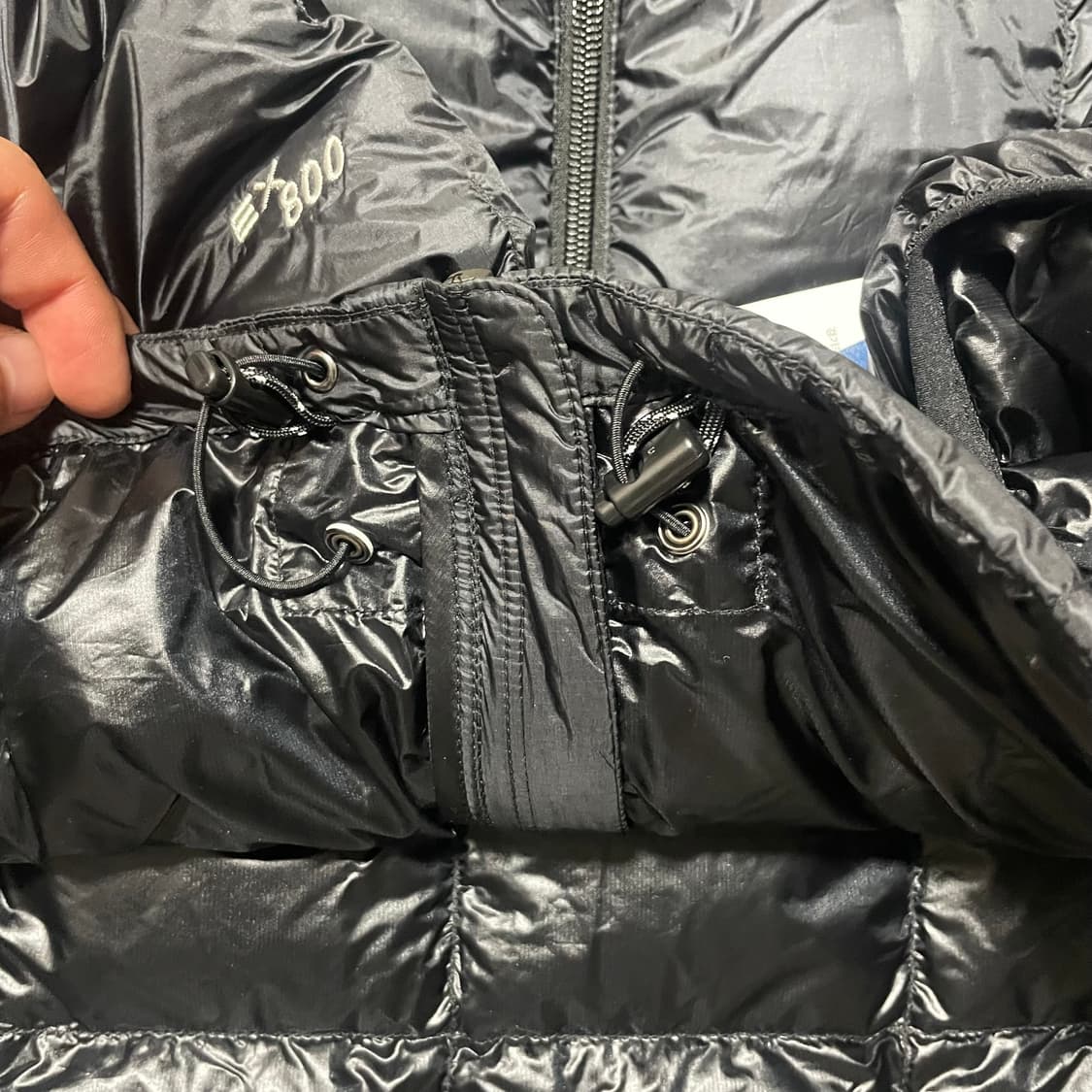 몽벨 슈페리어 다운 파카 새상품 블랙 경량패딩 상품이미지5