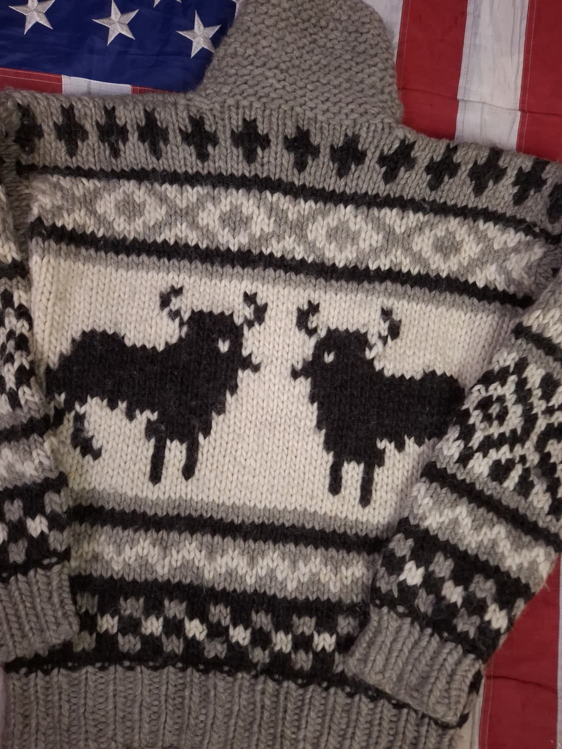 특A급 빈티지 코위찬 TYPE 헤비울 디어 풀오버 니트 상품이미지5