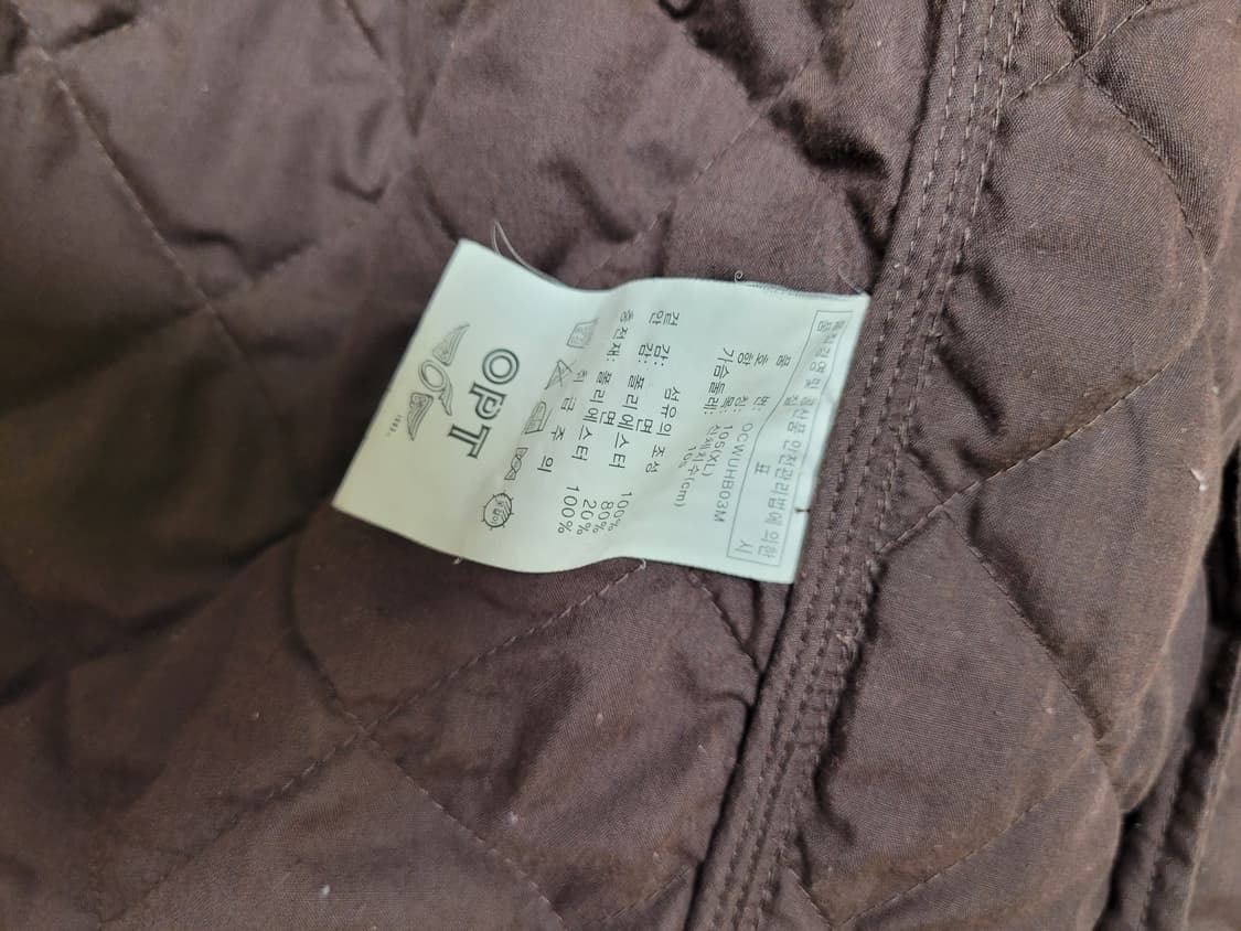 오피티 OPT 남자 패딩 체크셔츠 XL 레드 상품이미지10