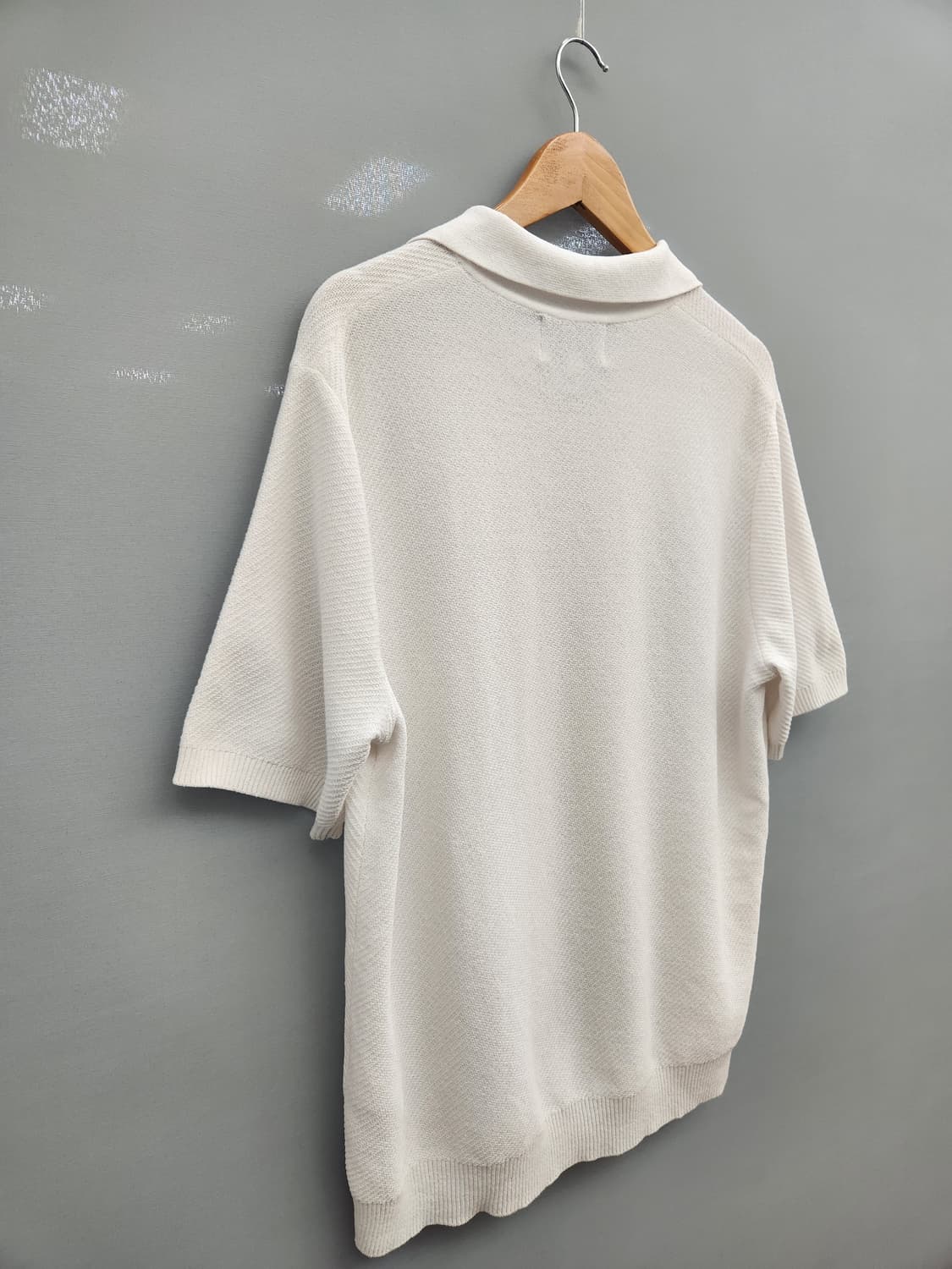 솔리드옴므 카라 반팔 니트 상품이미지6