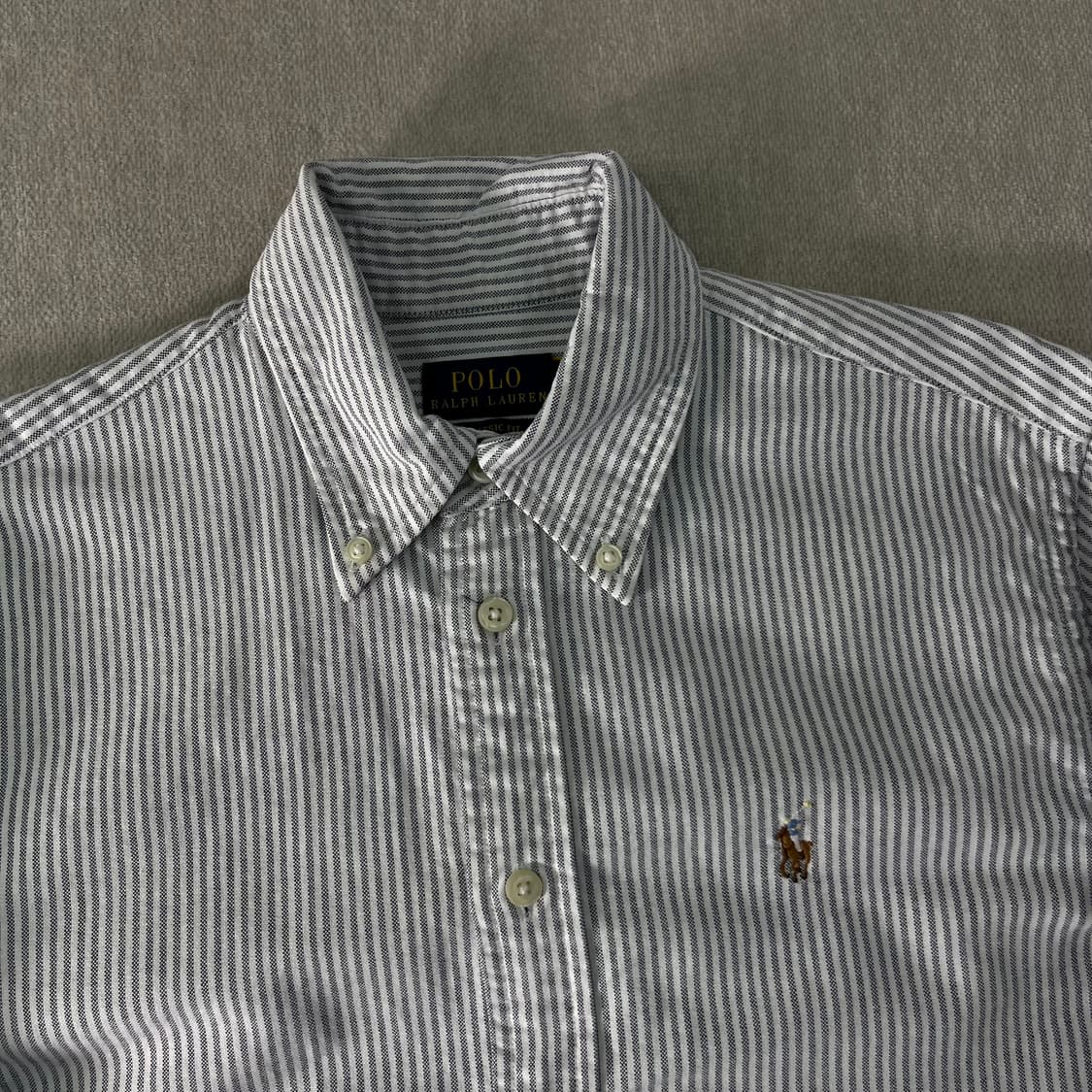 95 폴로랄프로렌 신형라벨 스트라이프 셔츠  상품이미지2