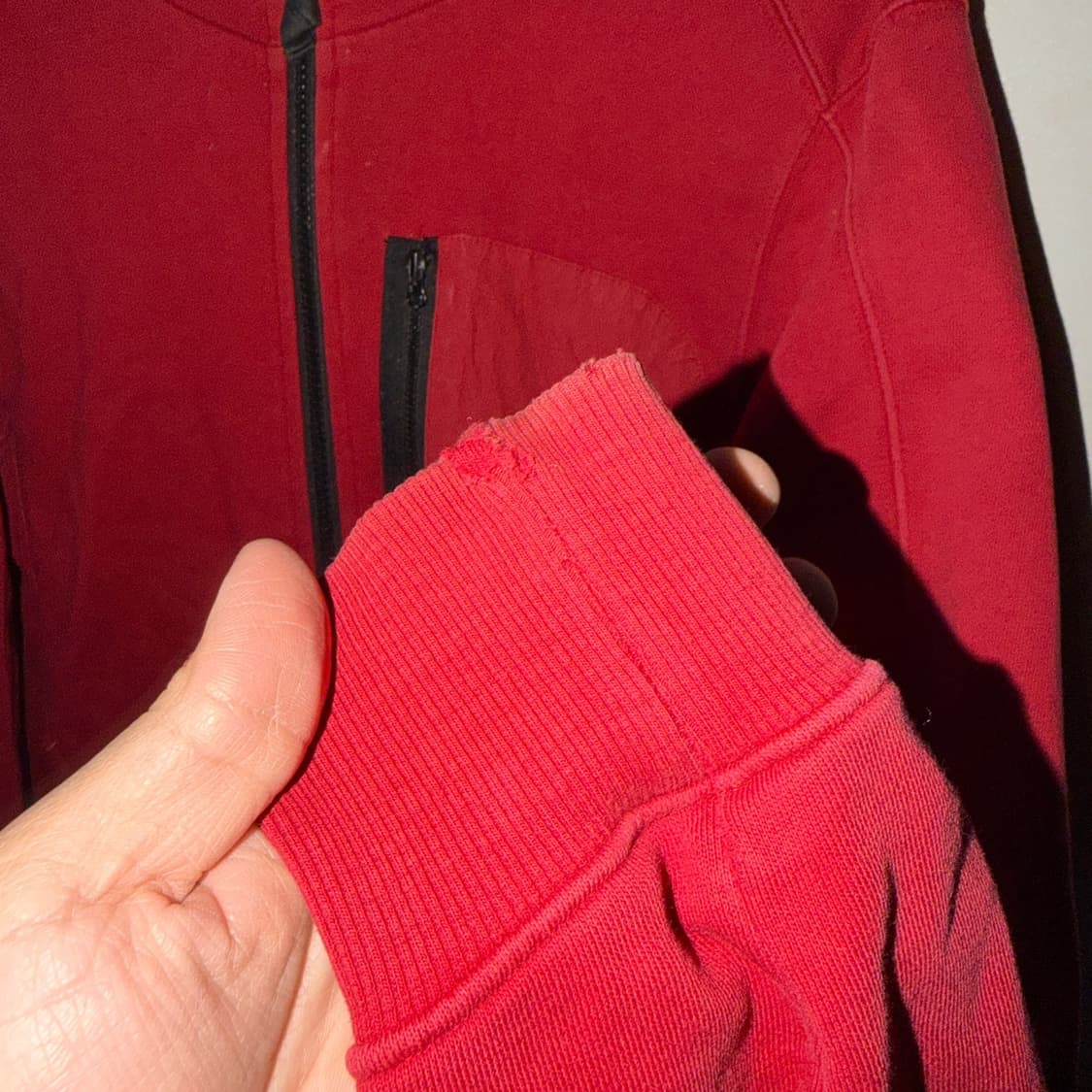 C.P컴퍼니 씨피컴퍼니 고글 후드 집업 레드 95 (사용감) 상품이미지6