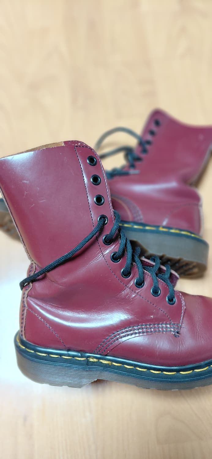 닥터마틴 1460 버건디 워커 235mm Made in England 상품이미지7