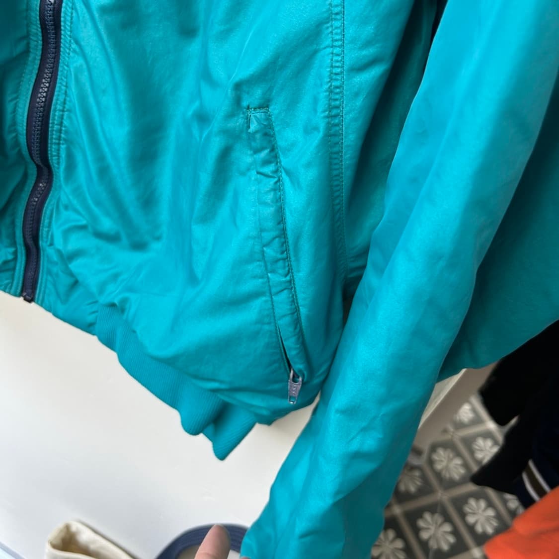 15426 - 90s 파타고니아 틸블루 쉘 봄버 자켓 상품이미지3