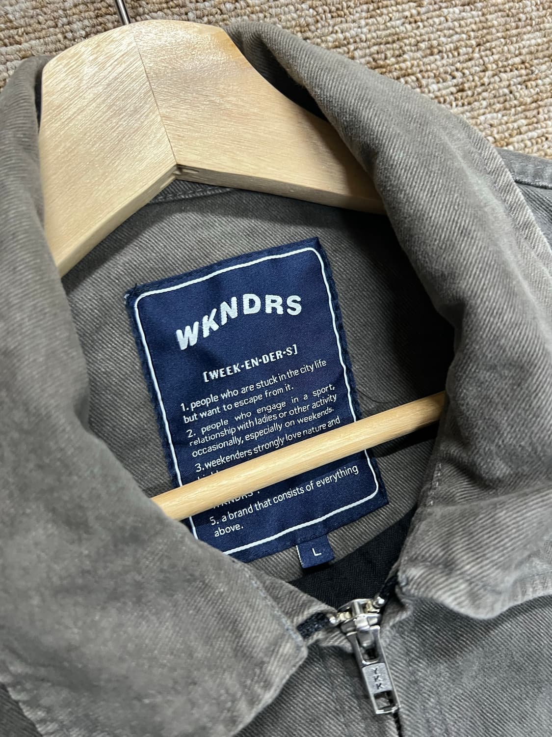 위캔더스 WKNDRS 워크 자켓 L 상품이미지4