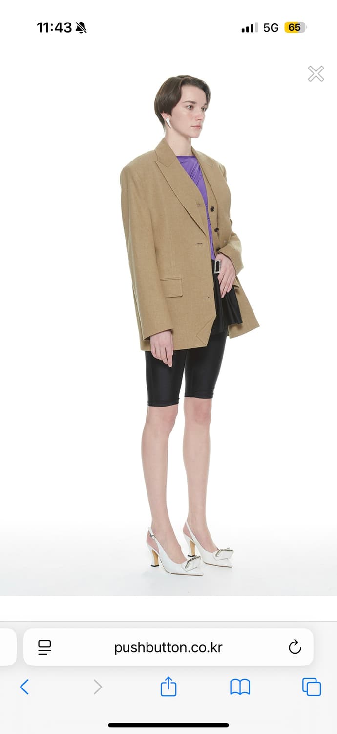 🤎푸쉬버튼 자켓 새상품🤎 상품이미지2