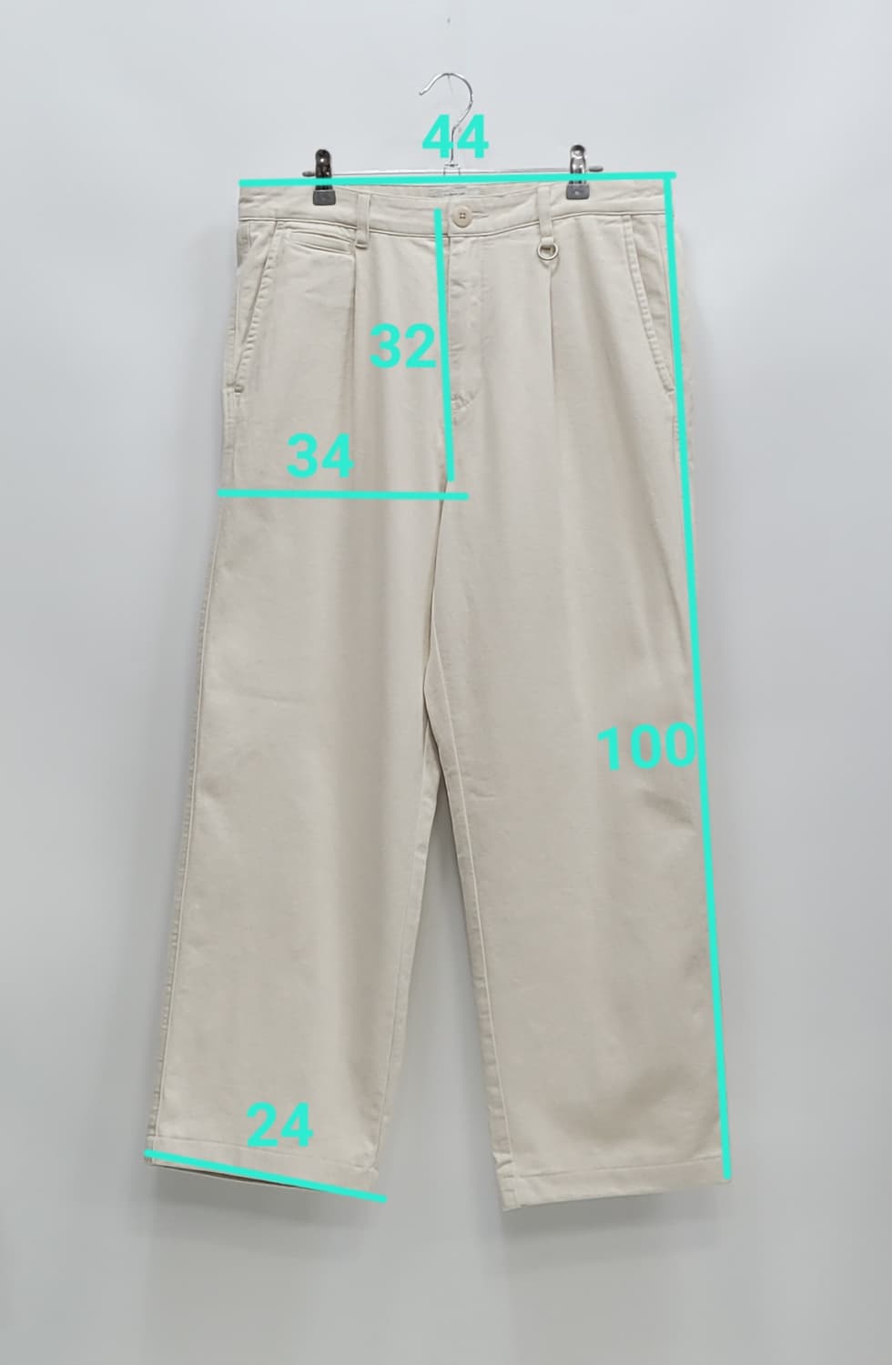 Henry Cottons 25SS 헨리코튼 와이드 플리츠 팬츠 /남 82 상품이미지10