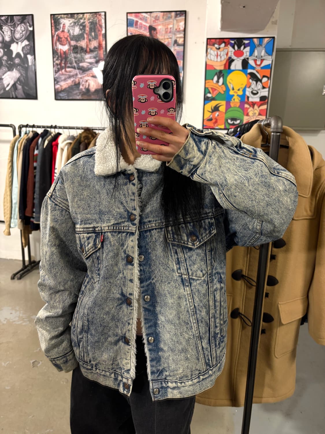 리바이스 USA 데님 양털자켓 상품이미지1