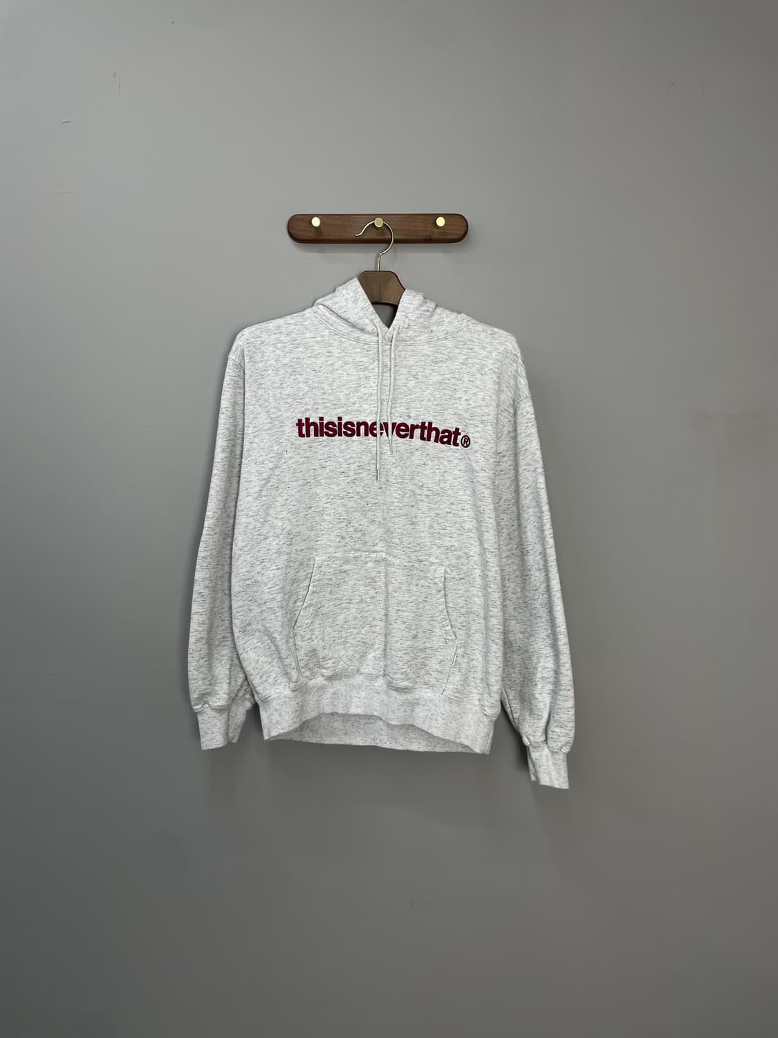 디스이즈네버댓 라이트 헤더 그레이 후드티 H1014 상품이미지2