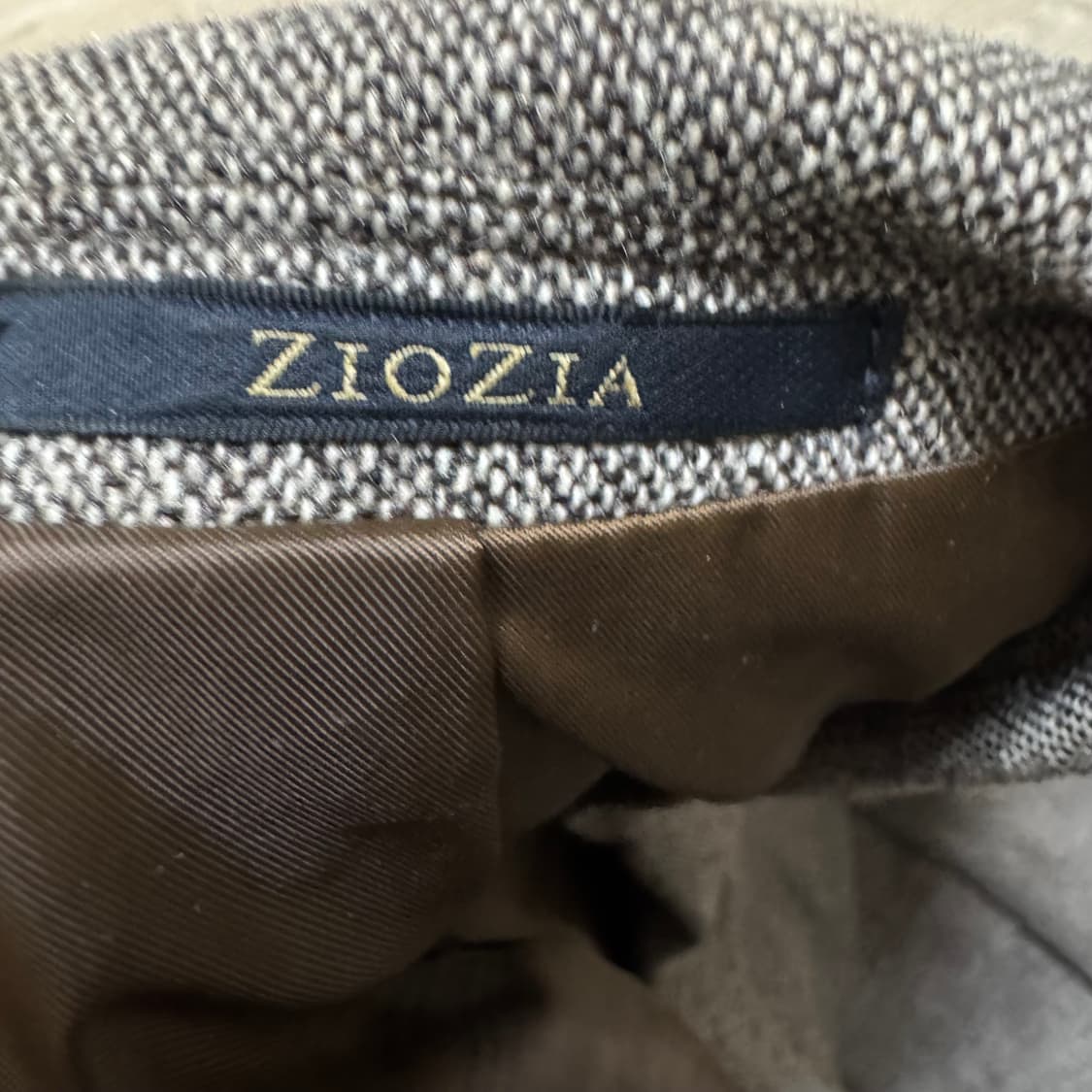 지오지아 헤링본 울 자켓 상품이미지4