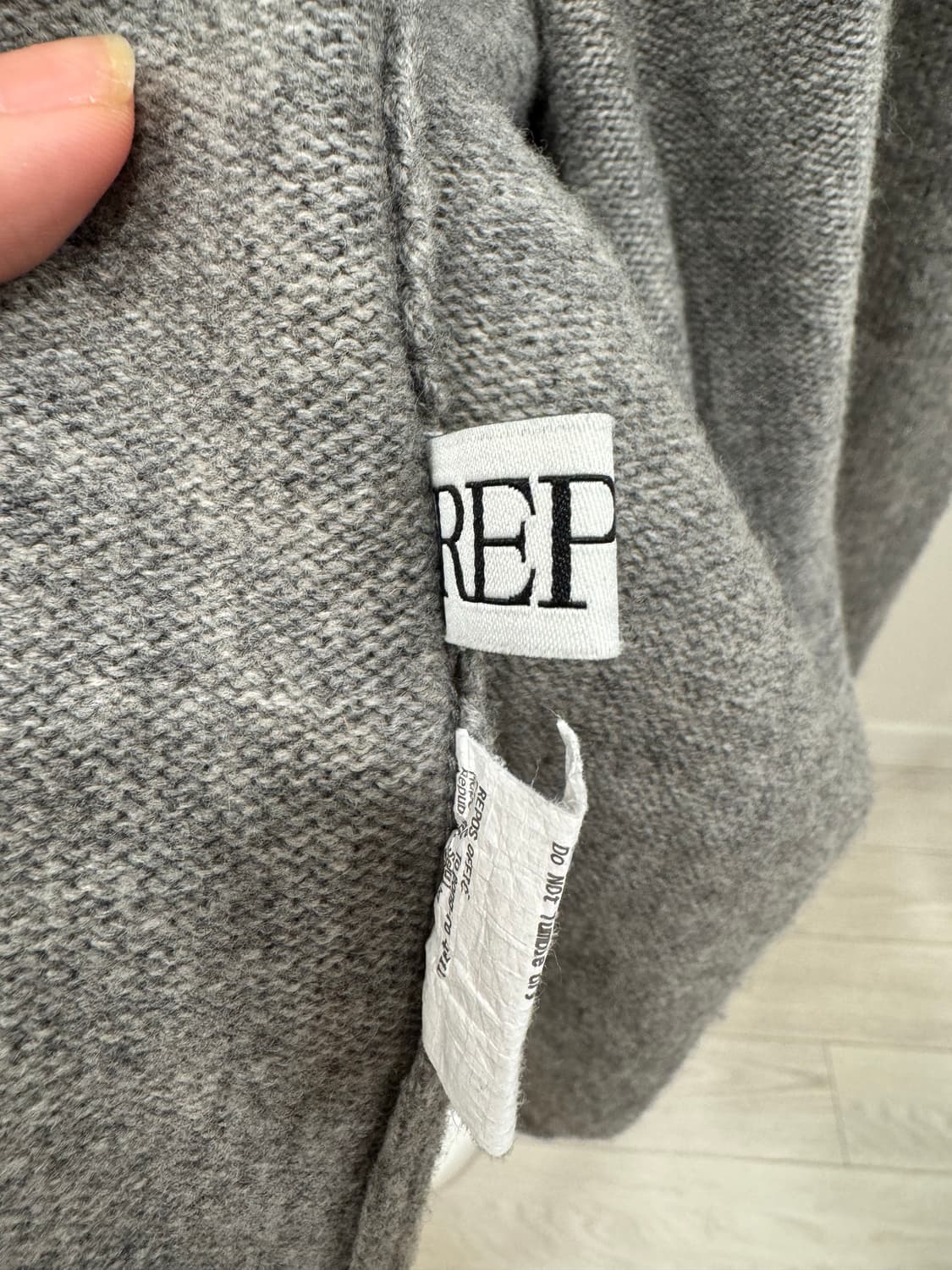 리포스 Repos 숄 박시 가디건 그레이 상품이미지7