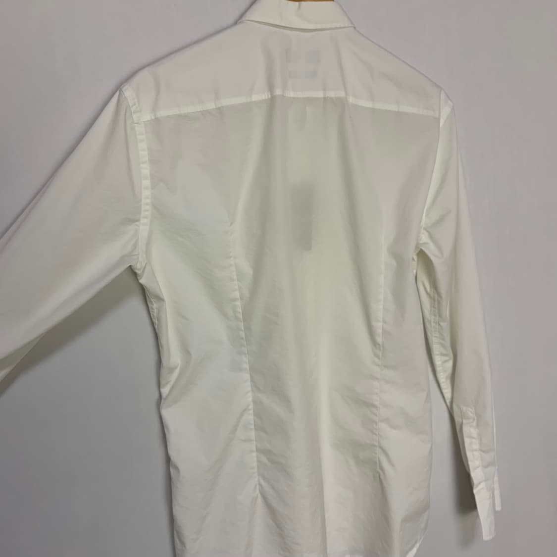 휴고보스 빈티지 아이보리 슬림핏 긴팔 셔츠 41사이즈 남녀공용 상품이미지9